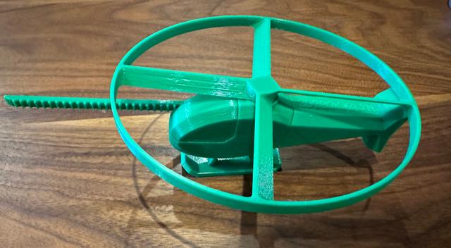 Helicopter Toy (scale fixed) 3D model thumbnail