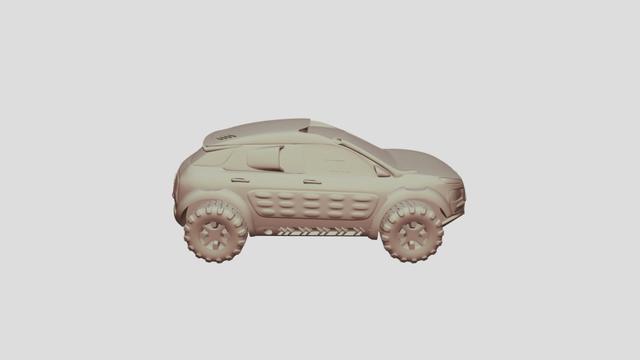 Citroen C4 Cactus Dakar for 3D-printing 3D model thumbnail