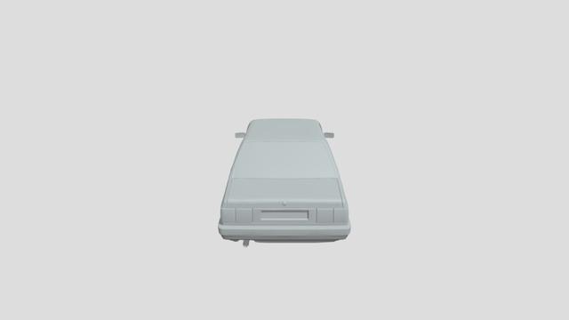 Audi 80 B2 for 3D-printing 3D model thumbnail