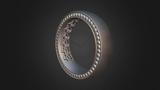 Wedding Band 3D model thumbnail