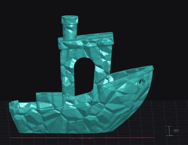 Crystal Benchy 3D model thumbnail