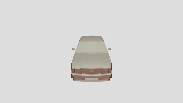 Opel Ascona B Scale1-70 lowpoly for 3D-printing 3D model thumbnail