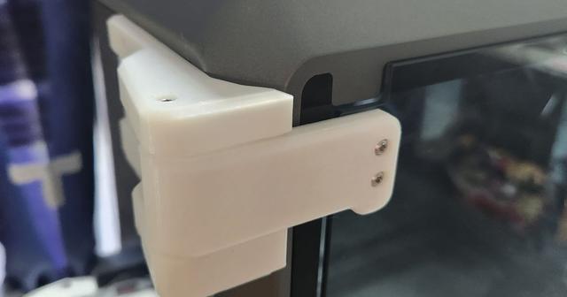 Creality K1 Max 270° Door Hinges w Door Latch 3D model thumbnail