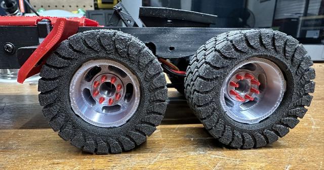 Different Wheel design for Professor boots semi 3D model thumbnail