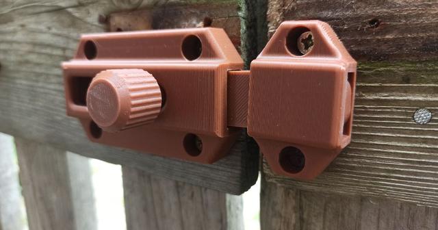 Latch - Latch with Locking Mechanism - Latching Latch - Latched latch 3D model thumbnail