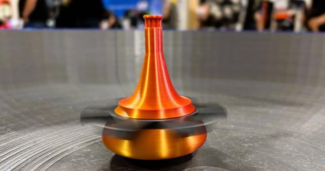 3D Printed Fighting Tops 3D model thumbnail