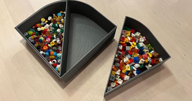 Ikea TROFAST box insert (2 levels) - Extra devider 3D model thumbnail