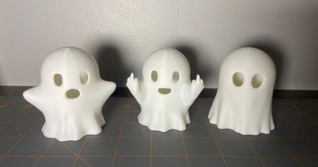 Halloween Ghost - Tea Lights 3D model thumbnail