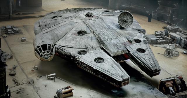 Millennial Falcon 2.0 - millennium falcon fan model 3D model thumbnail