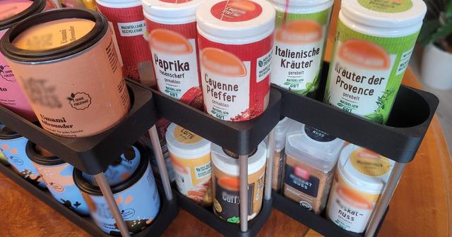 Spice Rack 3D model thumbnail