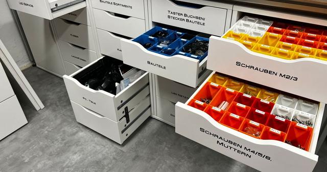 IKEA ALEX & Malm multiple inserts 3D model thumbnail