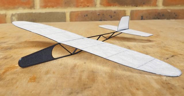 Tissue Paper Glider 3D model thumbnail