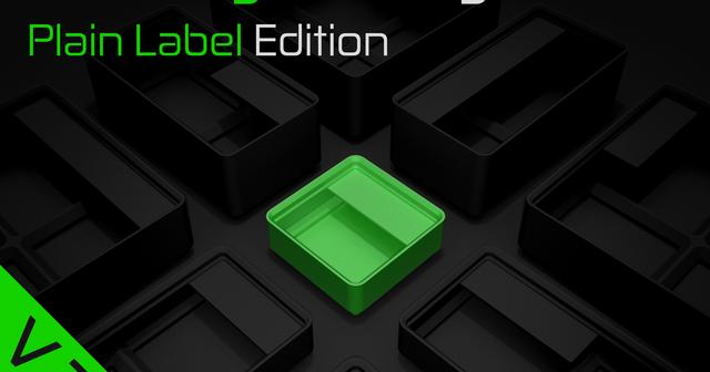 Gridfinity Ultra Light Bins - Plain Lable Edition 3D model thumbnail