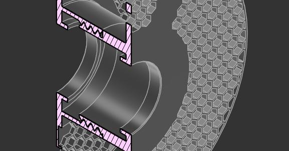 Reusable Spool-Remix for Overture Refill and Filament storage Rewinder 3D model thumbnail