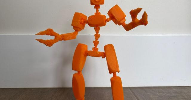 MECH-X86 - A Dummy 13 Based Jointed Robot 3D model thumbnail