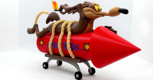 Wile E. Coyote 3D model thumbnail