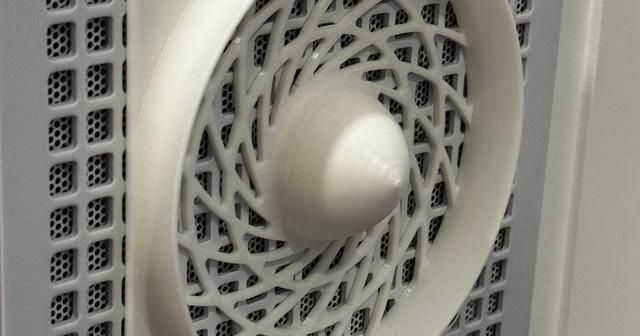 120mm Fan Ducted Inlet w/ Noctua Grill 3D model thumbnail