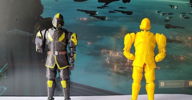 Dummy 13 Helldivers 3D model thumbnail