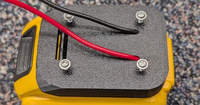 DeWALT battery adapter remix 3D model thumbnail