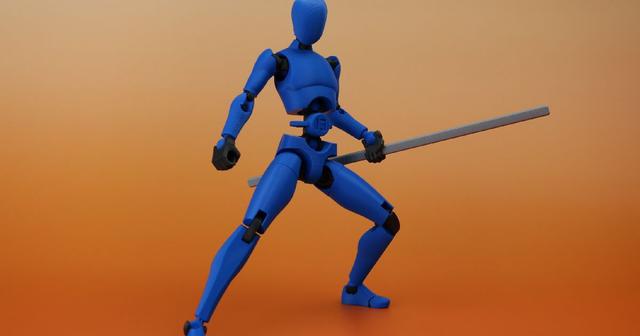 CARBON 13 Printable Jointed Figure - Type M - Beta files 3D model thumbnail
