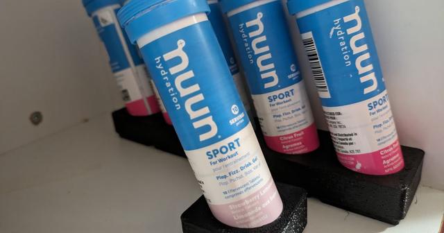 Gridfinity NUUN Tube Storage 3D model thumbnail