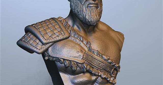 Kratos 3D model thumbnail